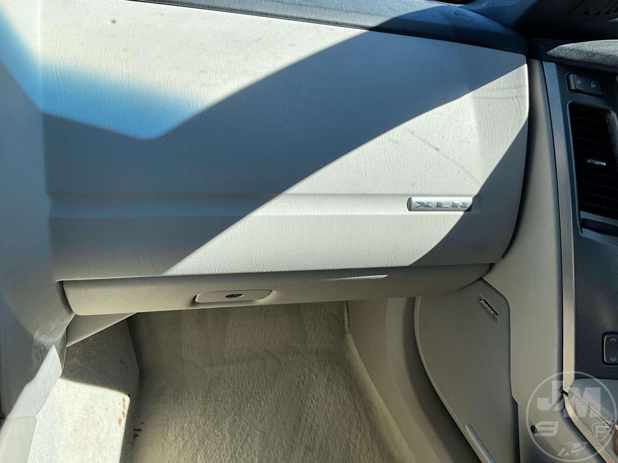 2006 CADILLAC XLR VIN: 1G6YV36A165601146