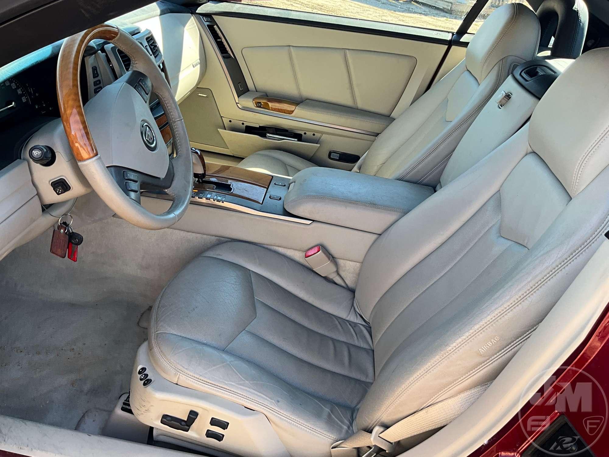 2006 CADILLAC XLR VIN: 1G6YV36A165601146