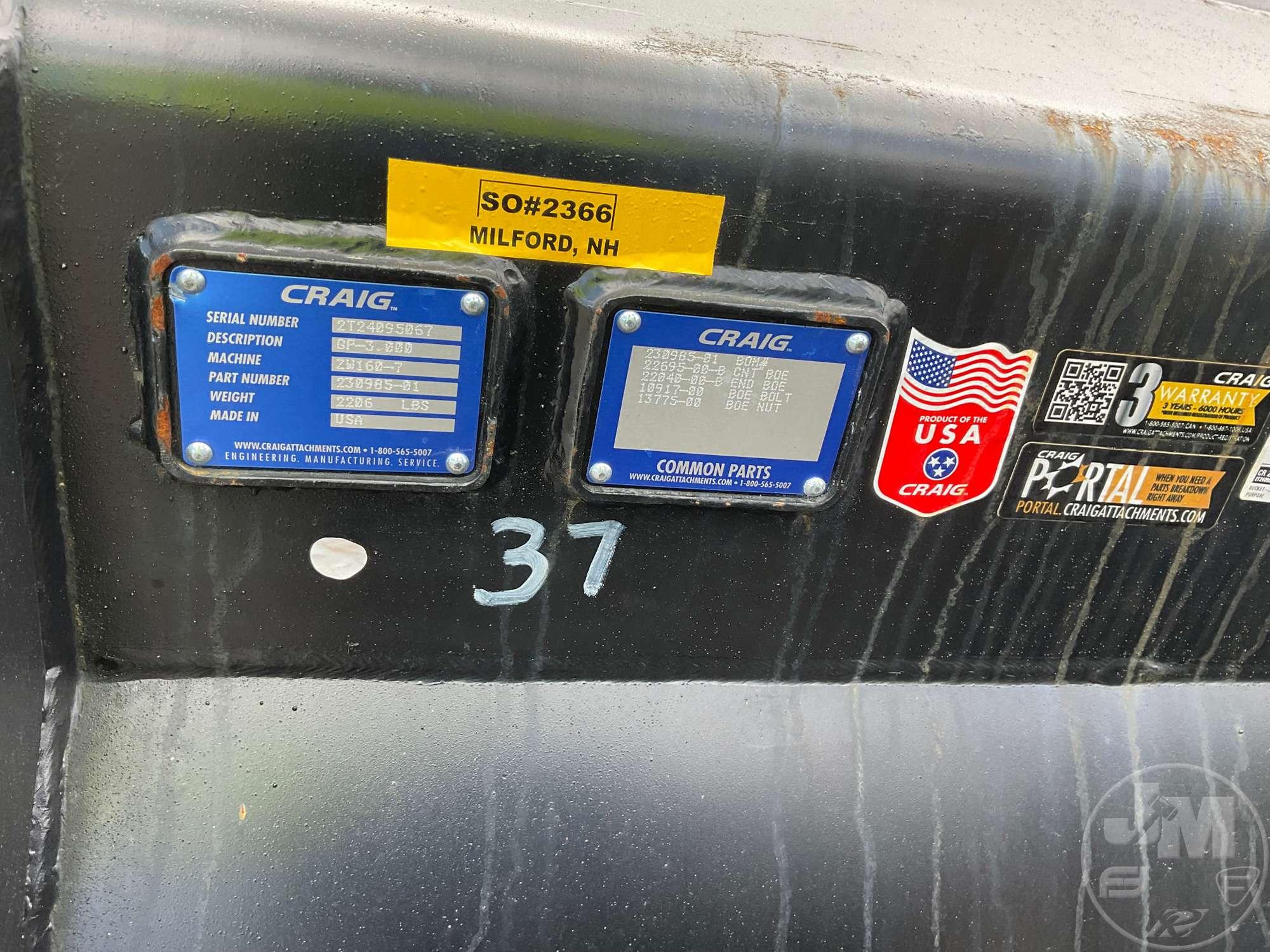 2024 HITACHI ZW160-7 WHEEL LOADER SN: HCMNTL60E00010371