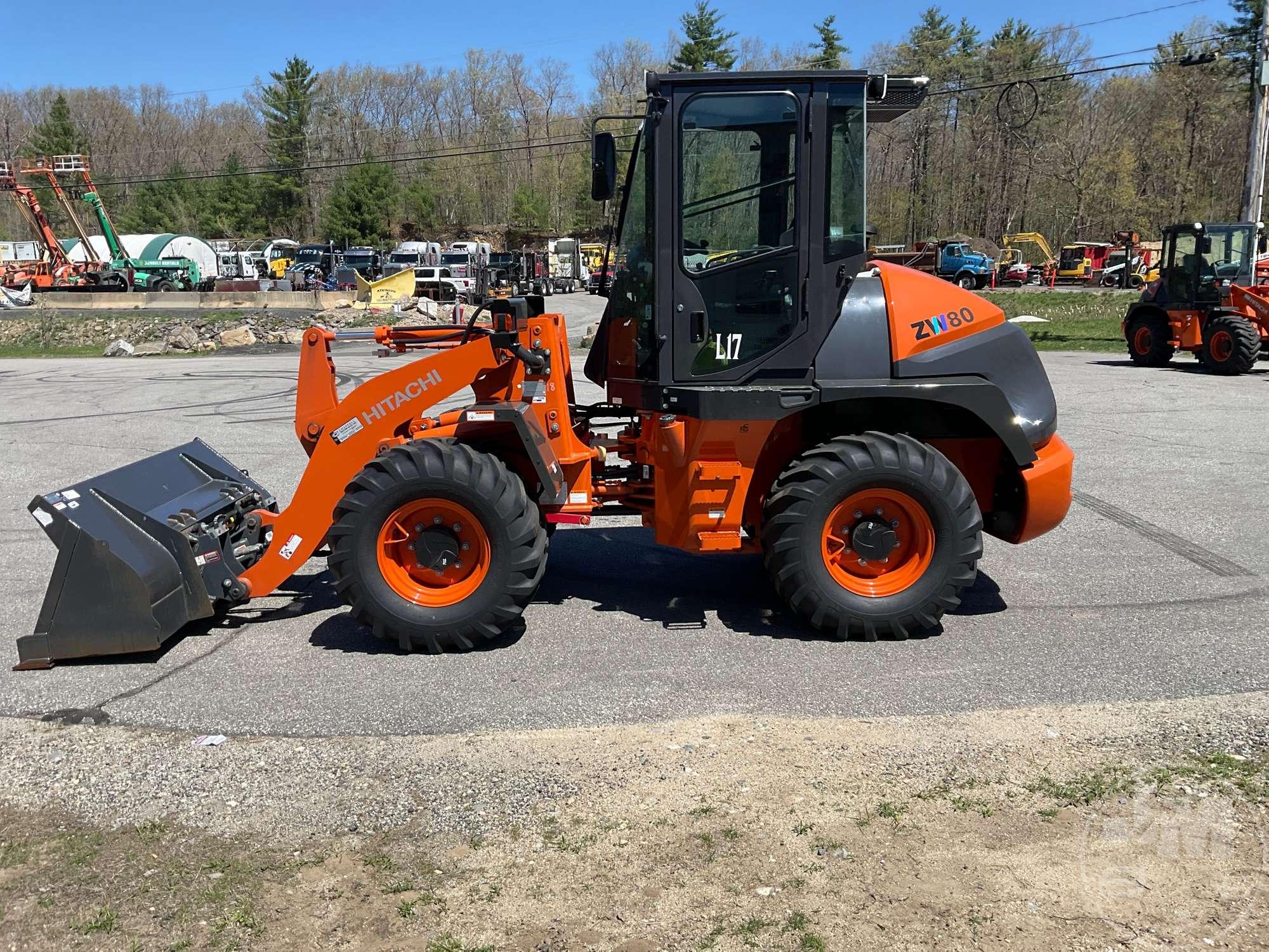 2024 HITACHI ZW80-5B WHEEL LOADER SN: RYUNCH60J00006463