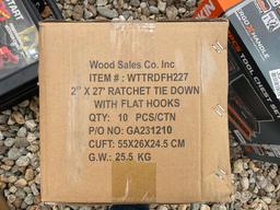 (10) 2”......X27’...... RATCHET STRAPS