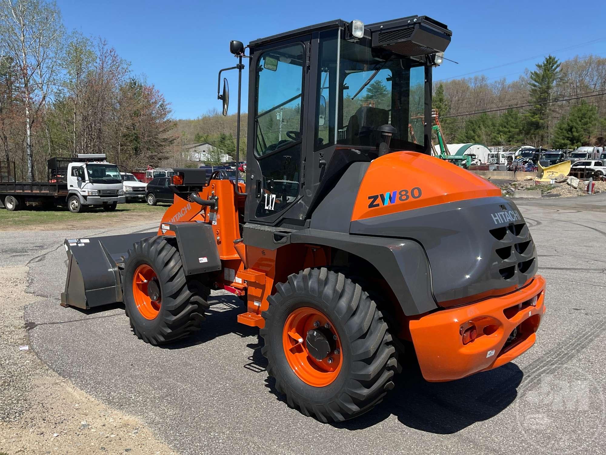 2024 HITACHI ZW80-5B WHEEL LOADER SN: RYUNCH60J00006463