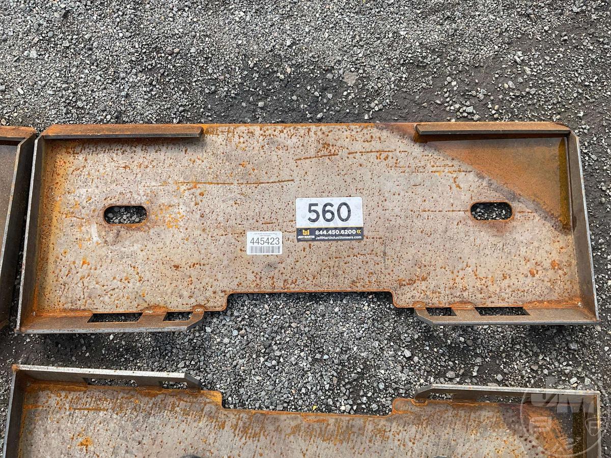 UNUSED FORMED SKID STEER FRAME