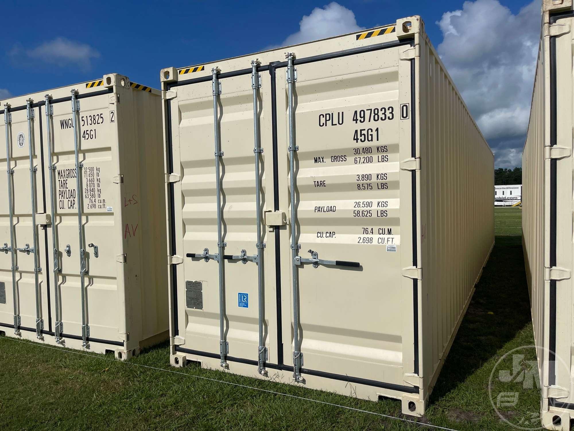 2022 SHANG HAI SHENGJI 40'  CONTAINER SN: CPLU4978330