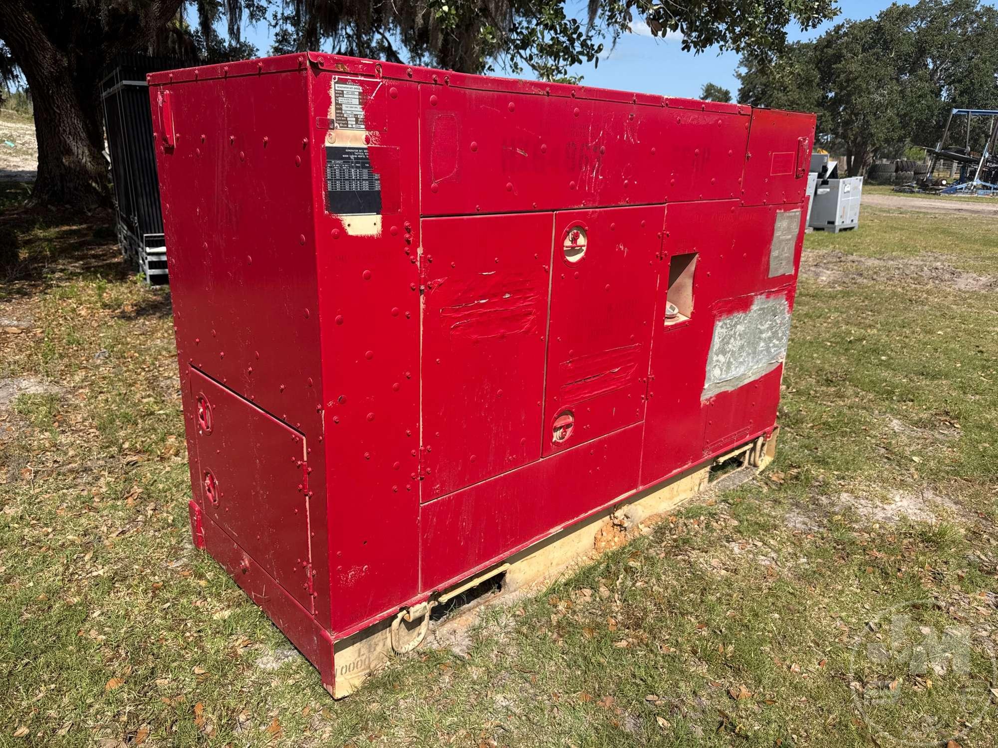 L3 MEP-806B 60 KW SKID MOUNTED GENERATOR HX64863