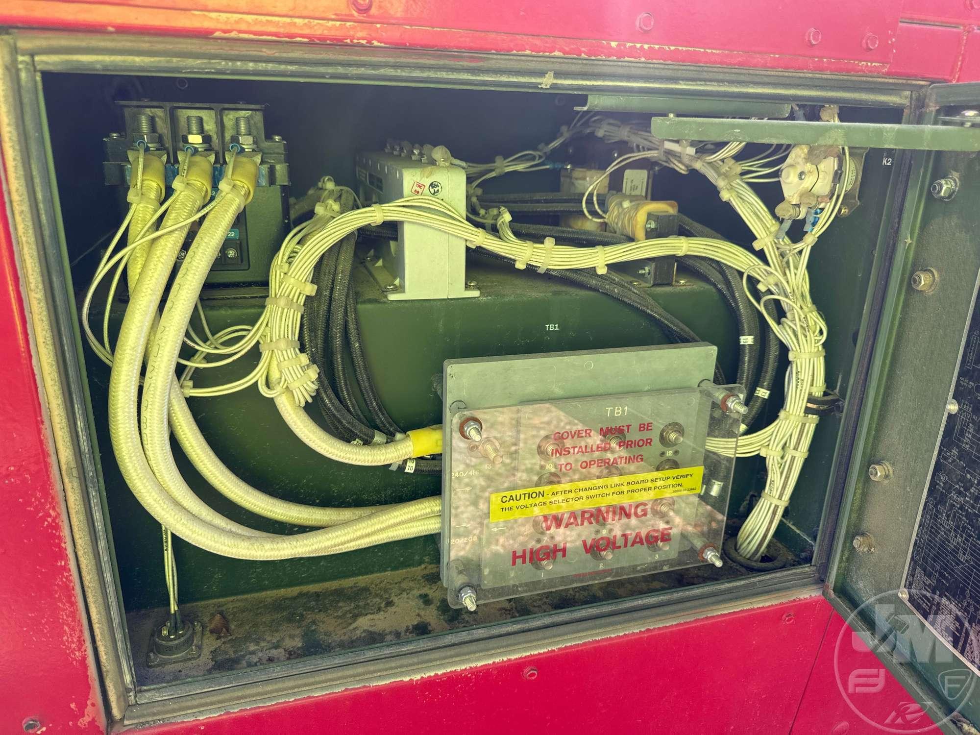 L3 MEP-806B 60 KW SKID MOUNTED GENERATOR HX64863