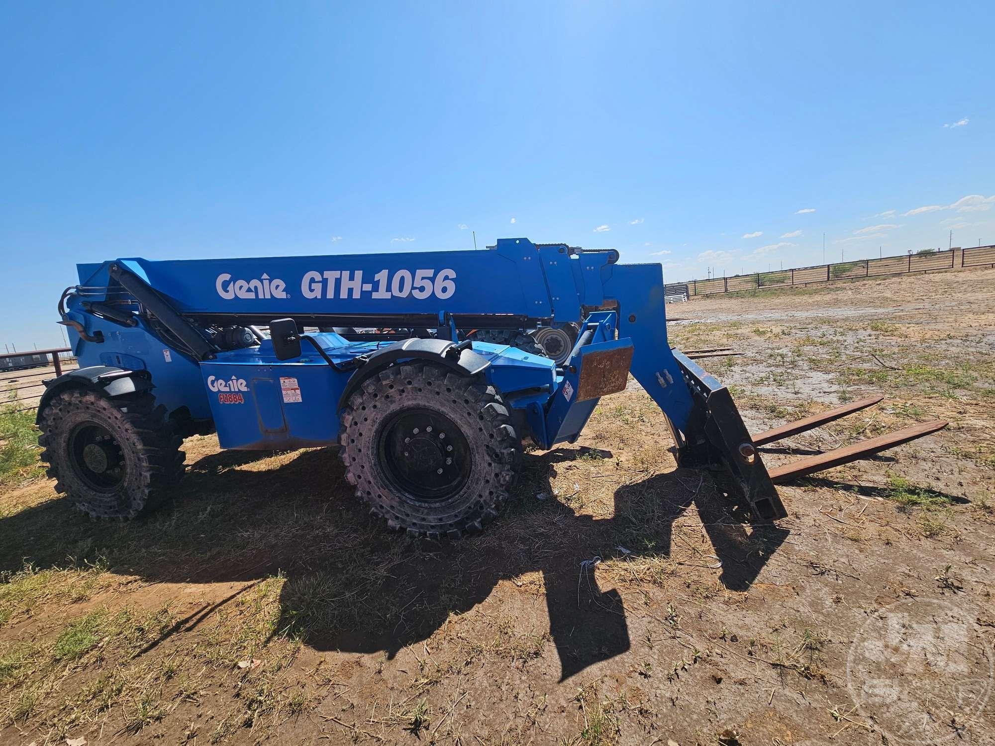 2018 GENIE GTH1056 10000 LB TELESCOPIC FORKLIFT SN: GTH10E-12919