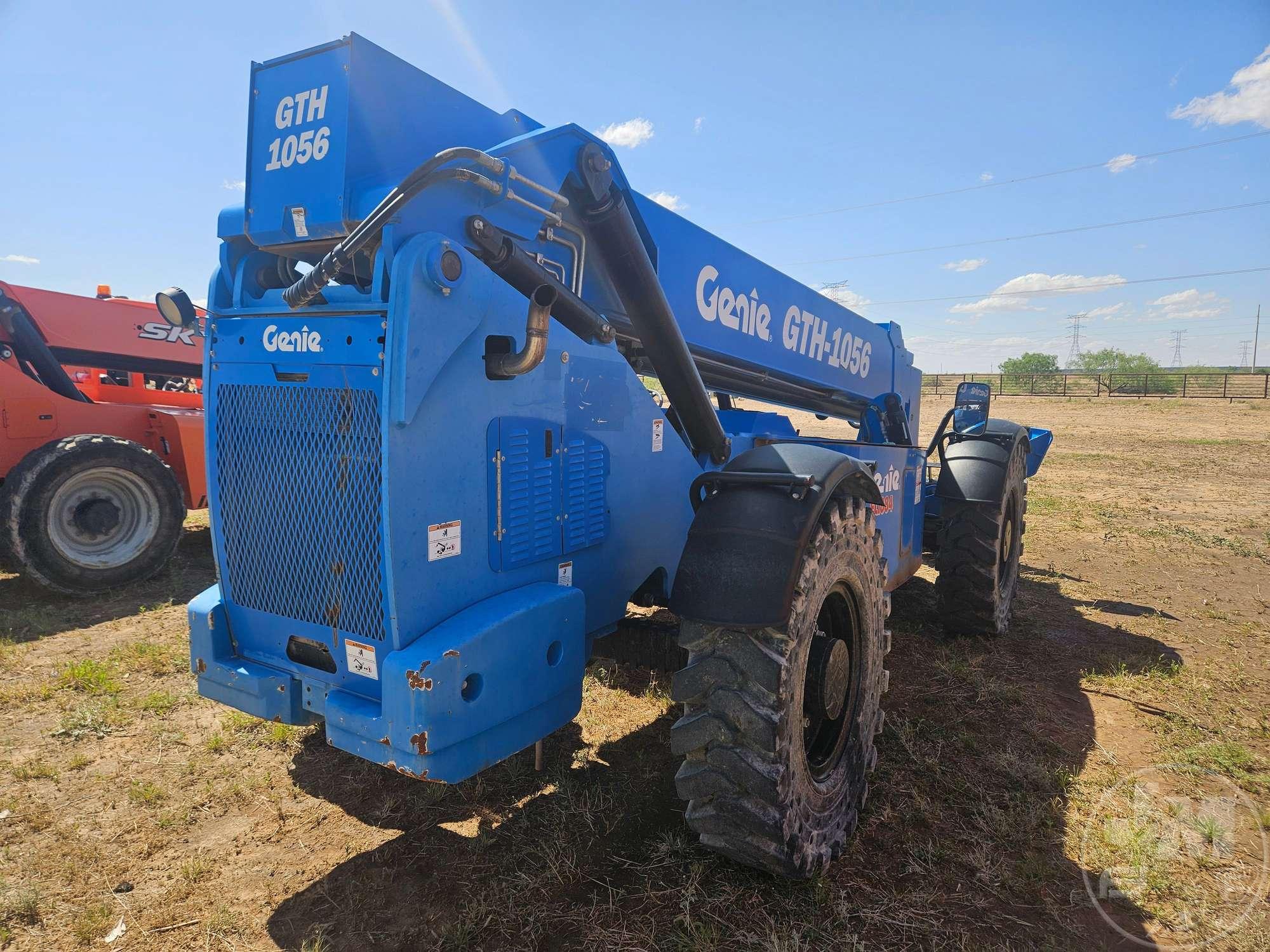 2018 GENIE GTH1056 10000 LB TELESCOPIC FORKLIFT SN: GTH10E-12919