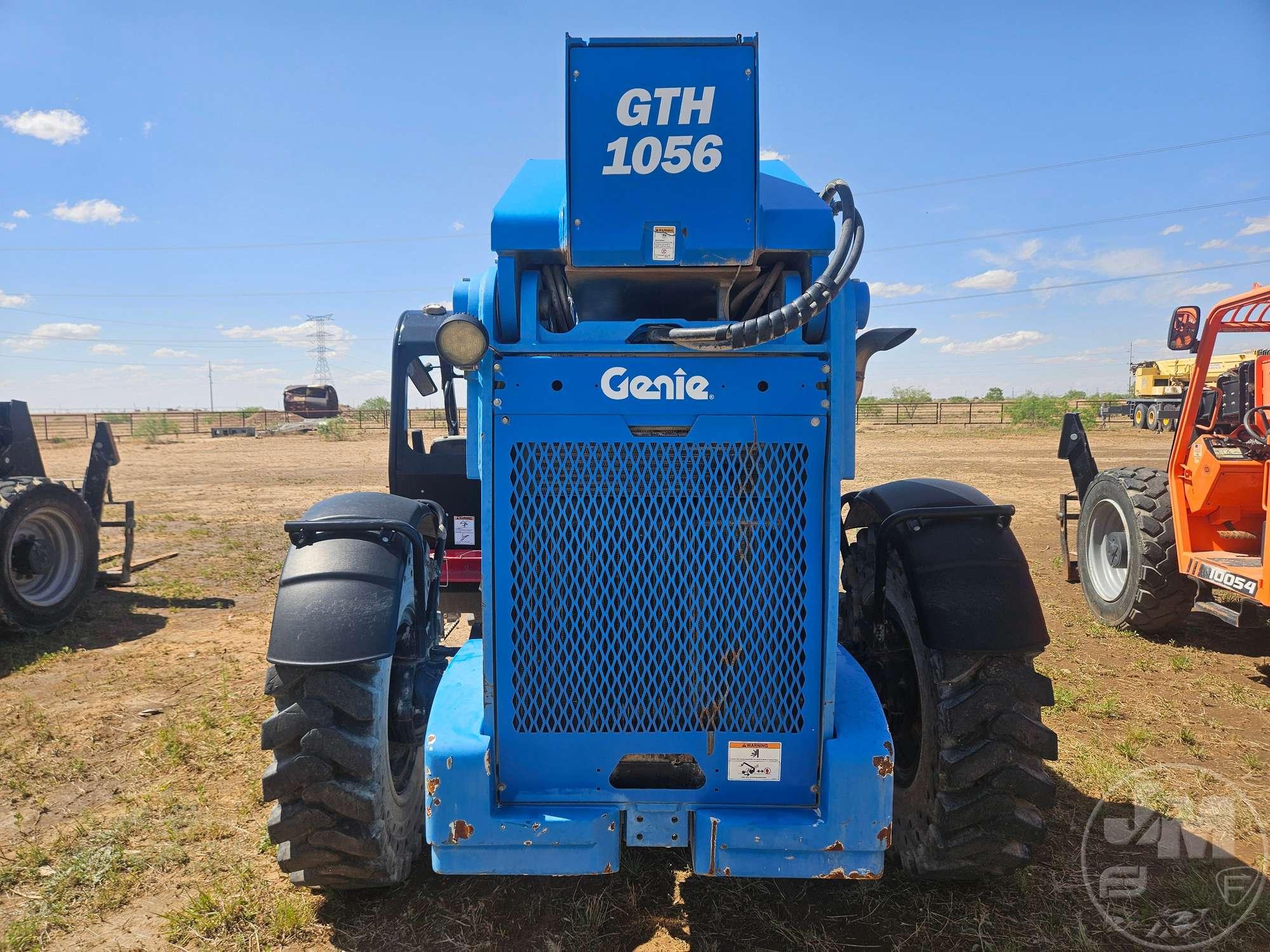 2018 GENIE GTH1056 10000 LB TELESCOPIC FORKLIFT SN: GTH10E-12919