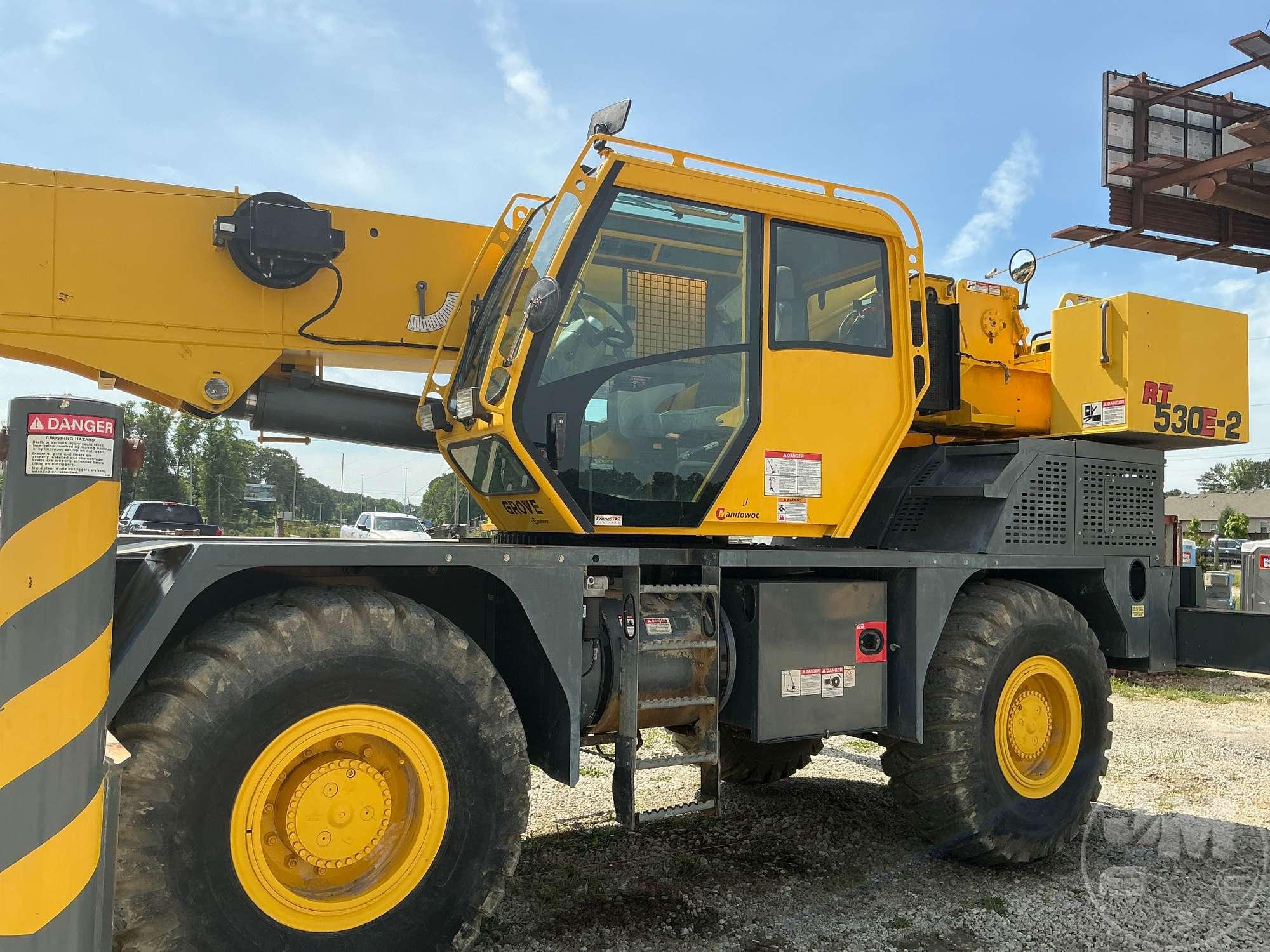 2016 GROVE 530E-2 ROUGH TERRAIN CRANE SN: 235748