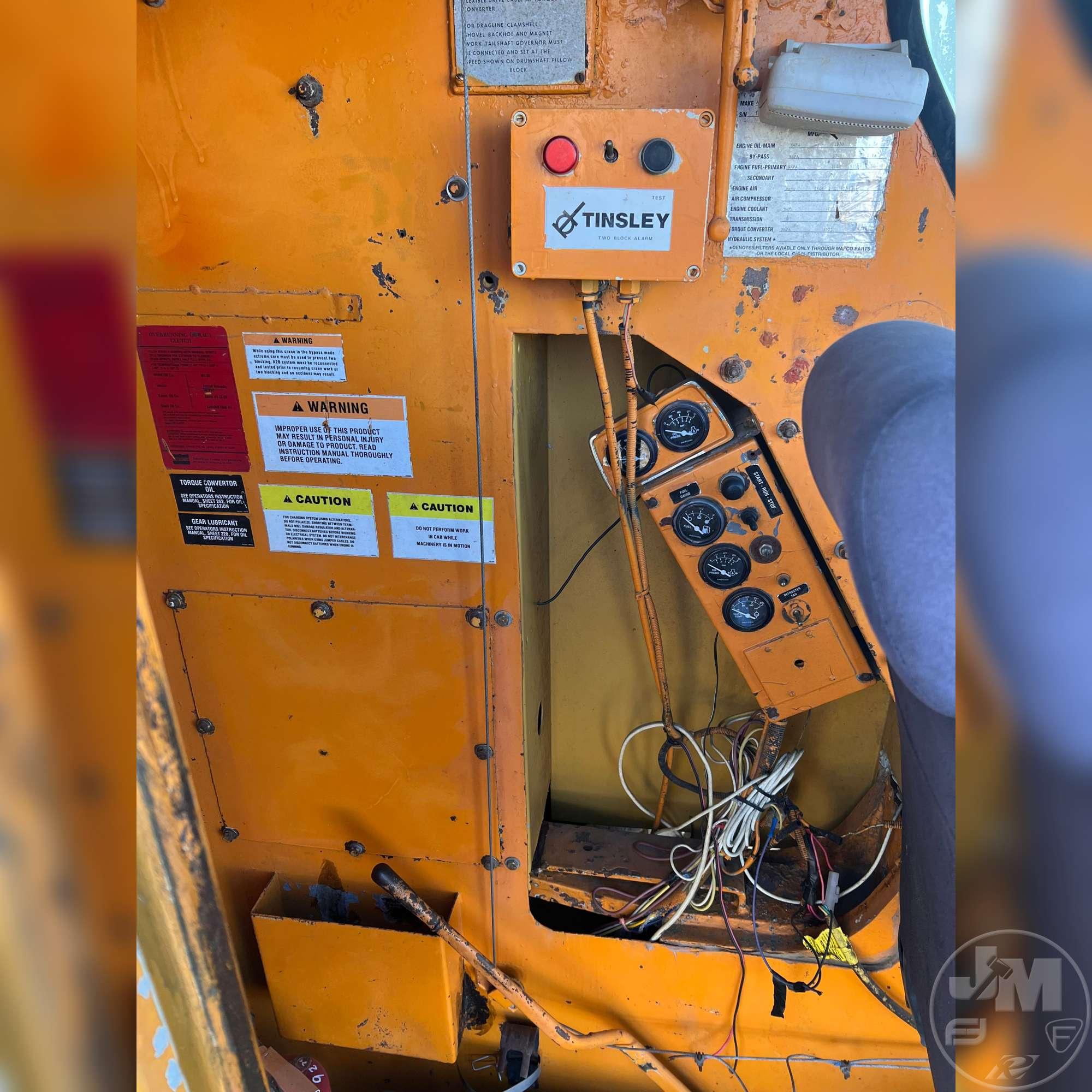 1966 AMERICAN 9299 CRAWLER CRANE SN: GS11370