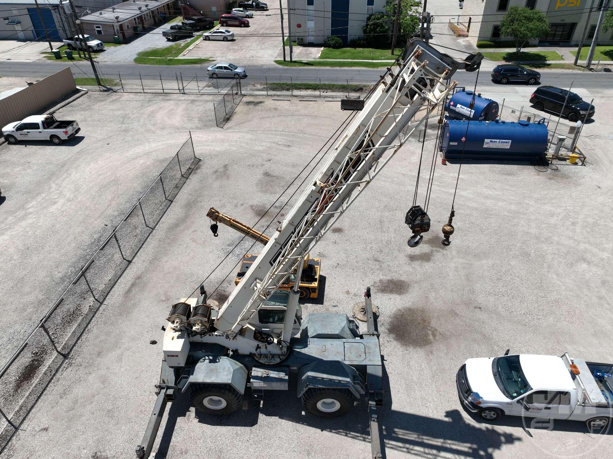 2006 TEREX RT 665 ROUGH TERRAIN CRANE SN: 2006