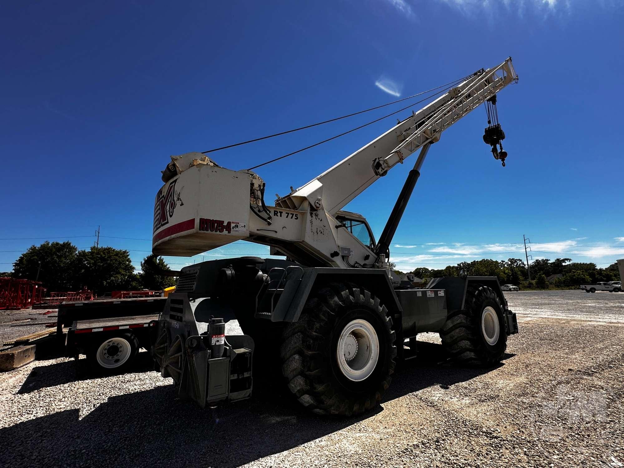 2006 TEREX RT775 ROUGH TERRAIN CRANE SN: 14150