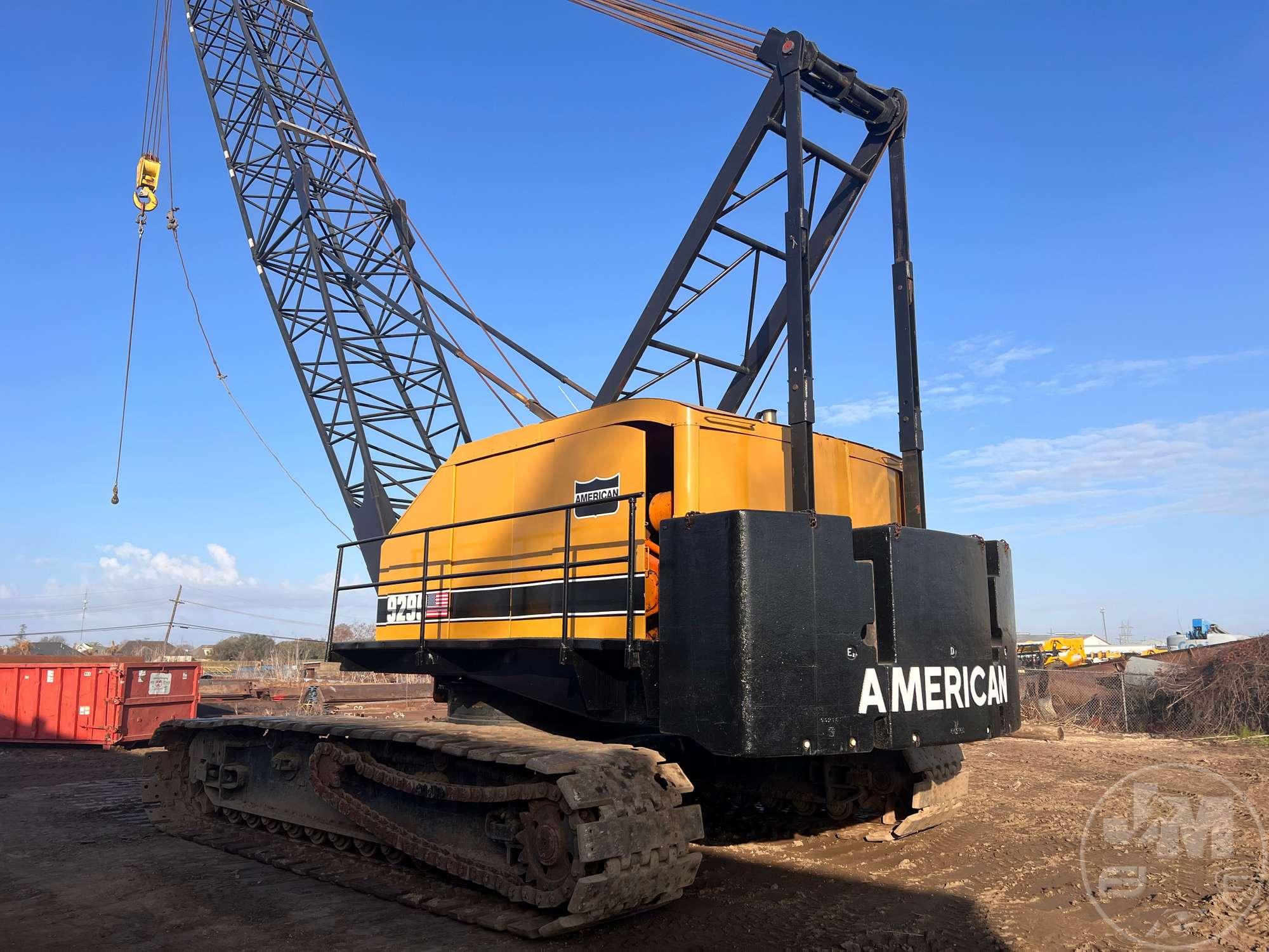 1966 AMERICAN 9299 CRAWLER CRANE SN: GS11370