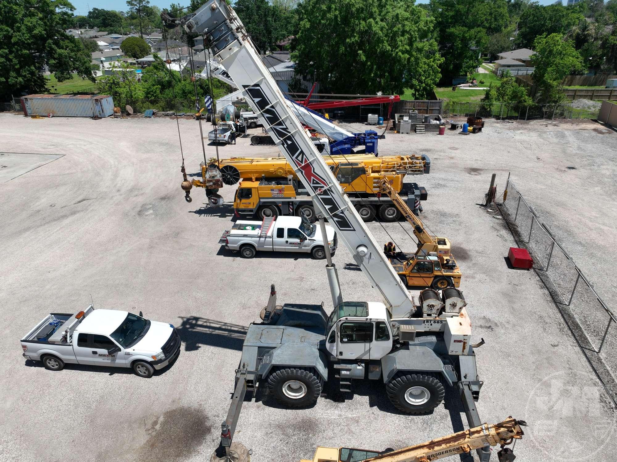 2006 TEREX RT 665 ROUGH TERRAIN CRANE SN: 2006