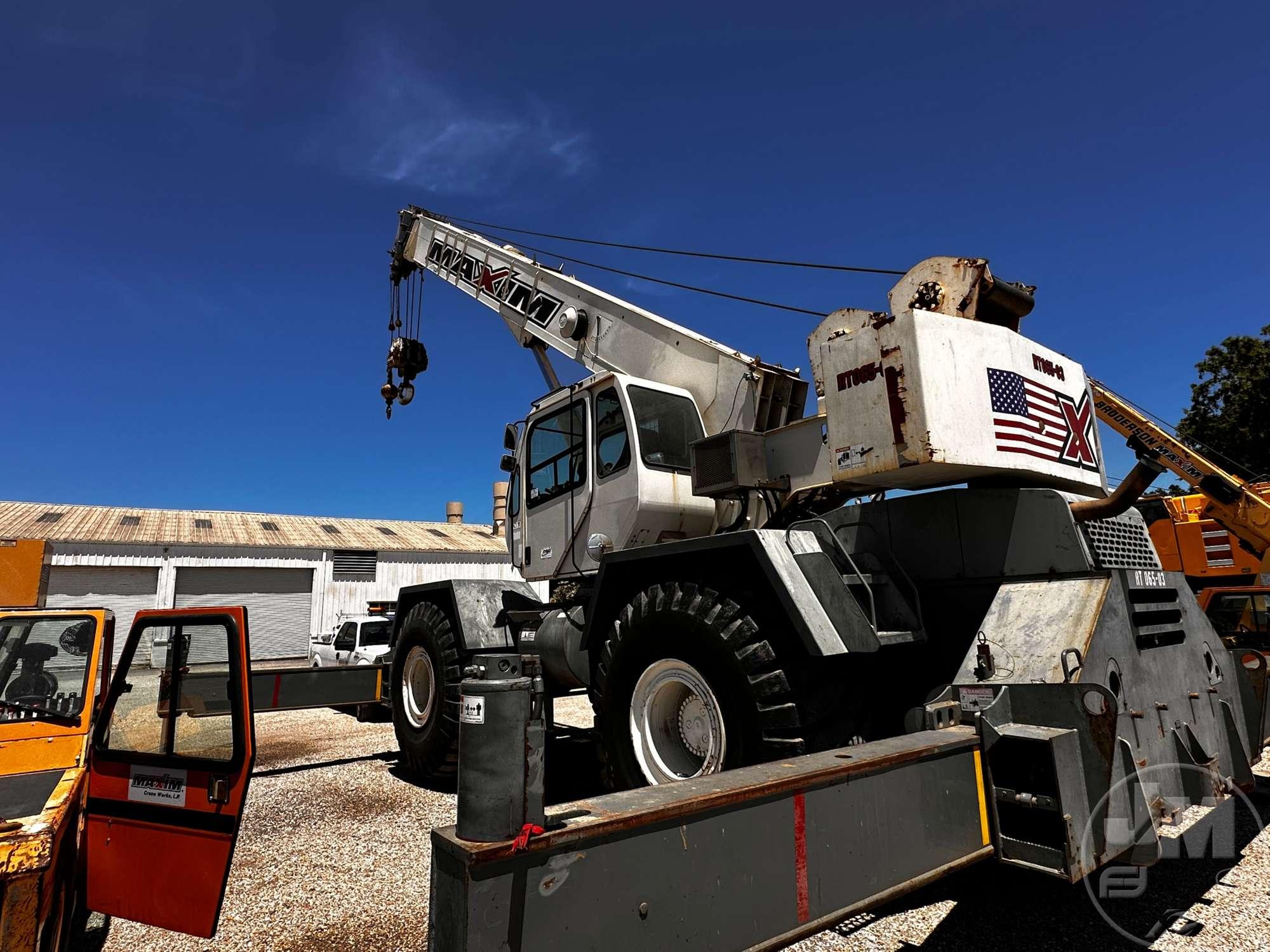 2006 TEREX RT 665 ROUGH TERRAIN CRANE SN: 2006