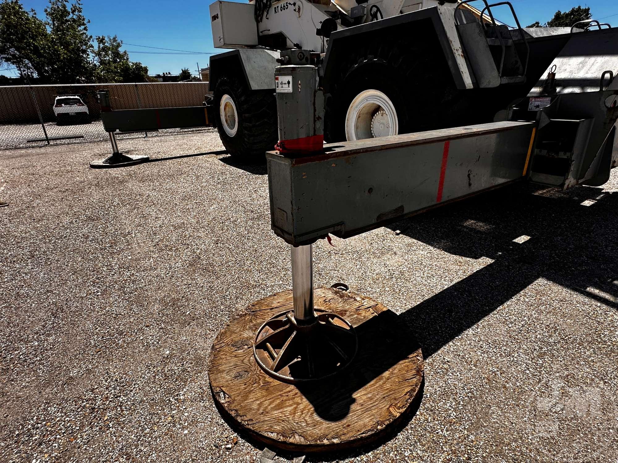 2006 TEREX RT 665 ROUGH TERRAIN CRANE SN: 2006
