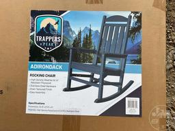 ADIRONDACK ROCKING CHAIR GRAY IN COLOR