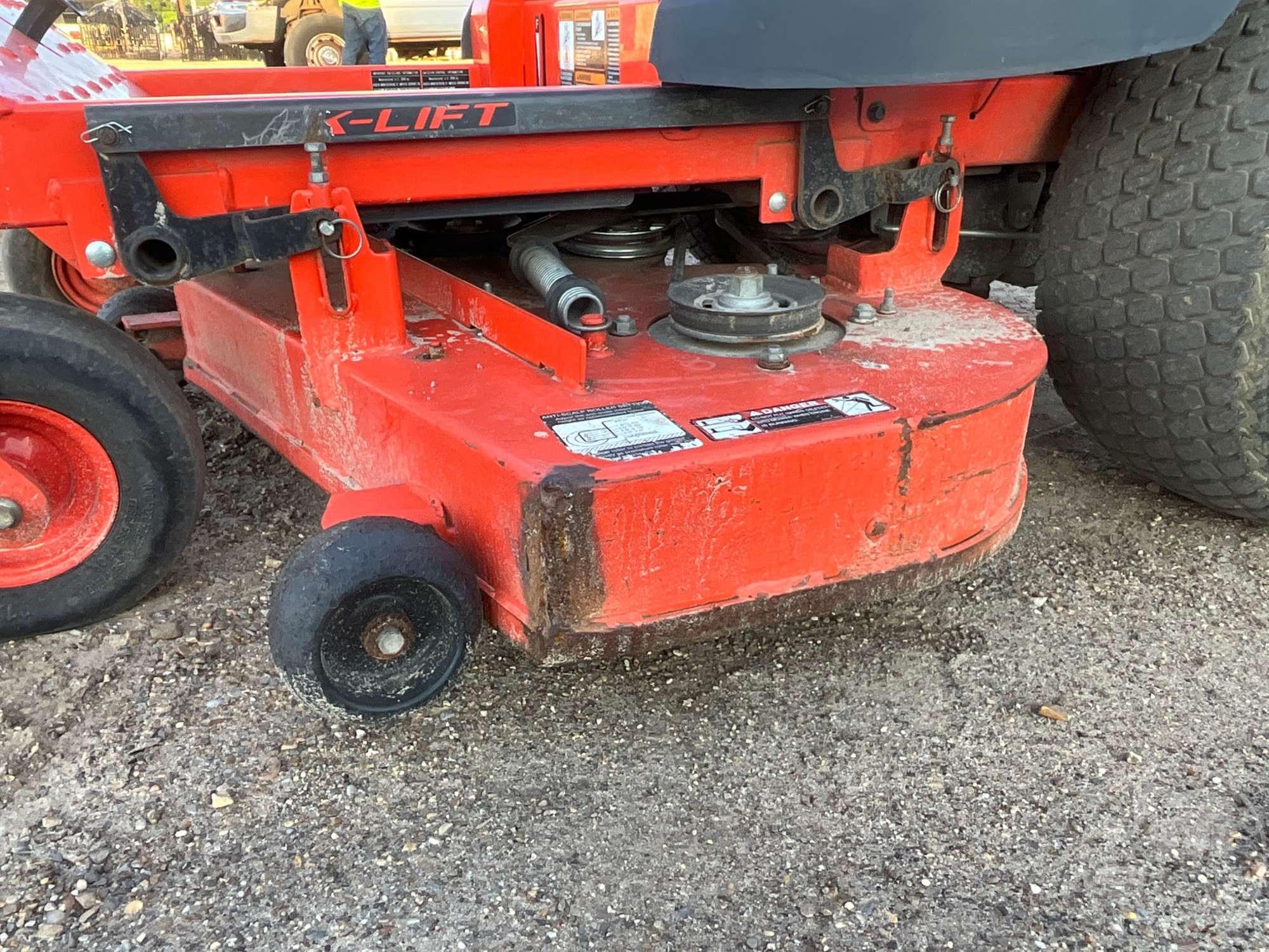 2017 KUBOTA Z121-48 ZERO TURN SN: 21170