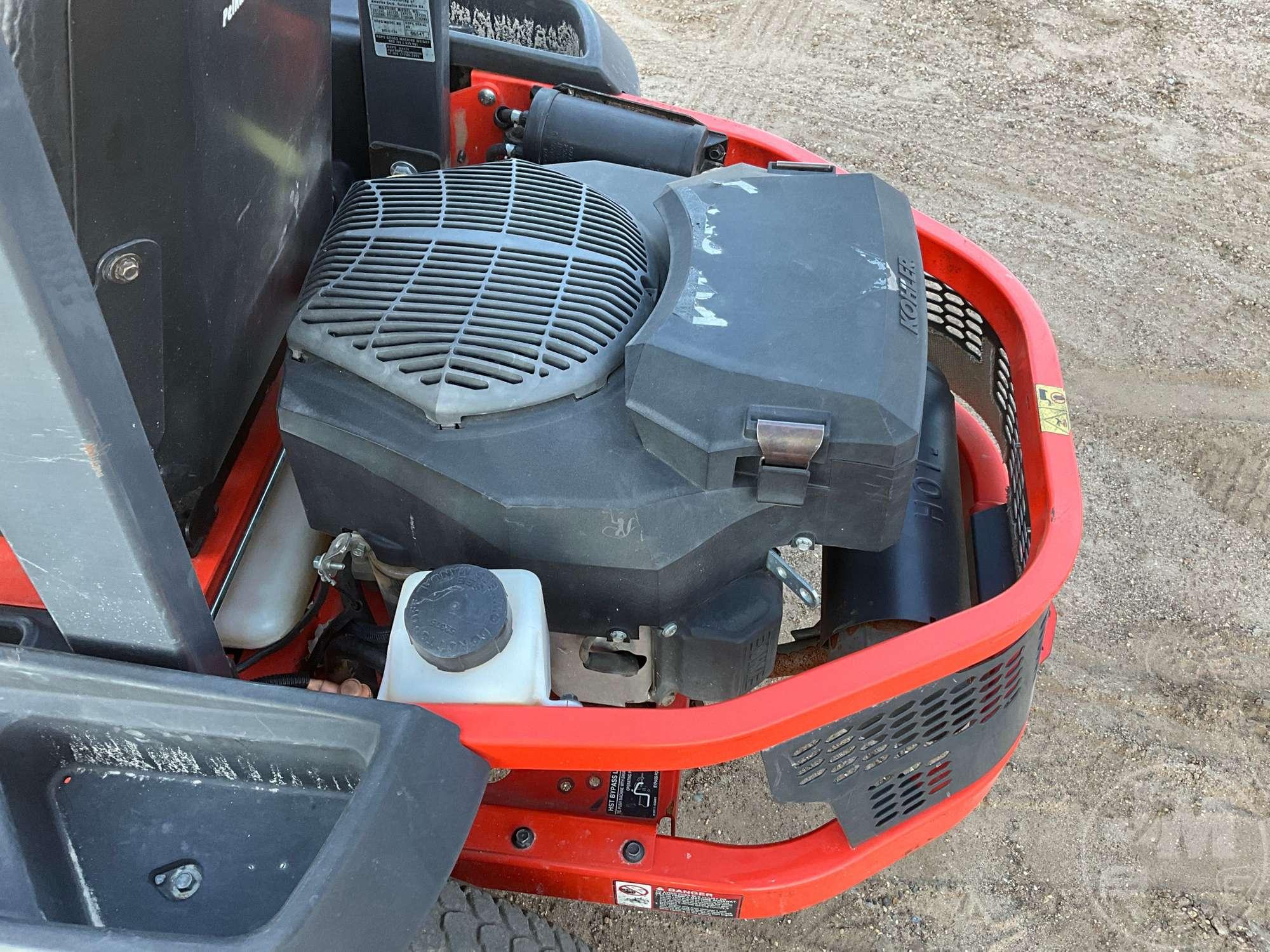 2017 KUBOTA Z121-48 ZERO TURN SN: 21170