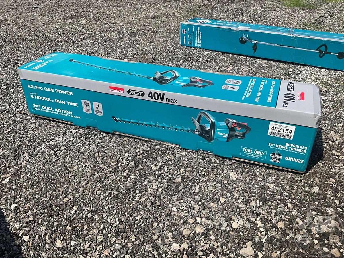 (UNUSED) MAKITA BRUSHLESS 24”...... HEDGE TRIMMER