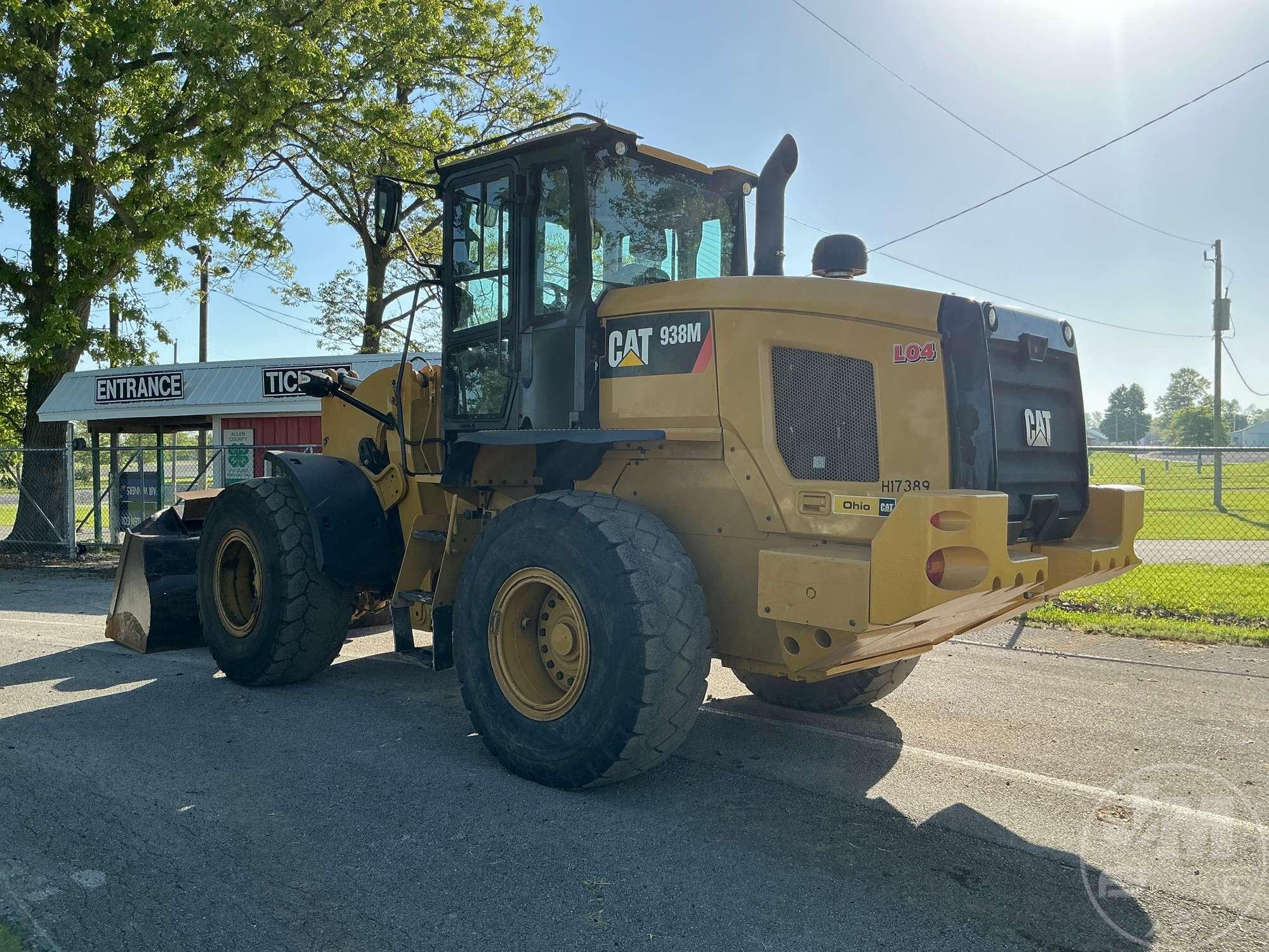 2020 CATERPILLAR 938M WHEEL LOADER SN: CAT0938MHJ3R08603