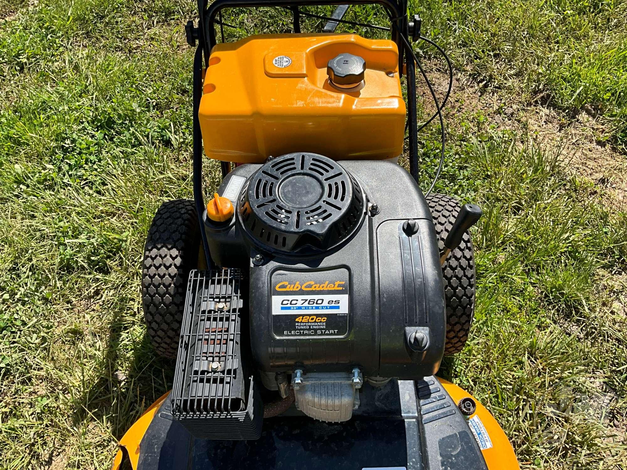 CUB CADET CC760ES WALK BEHIND SN: 1L025K60069