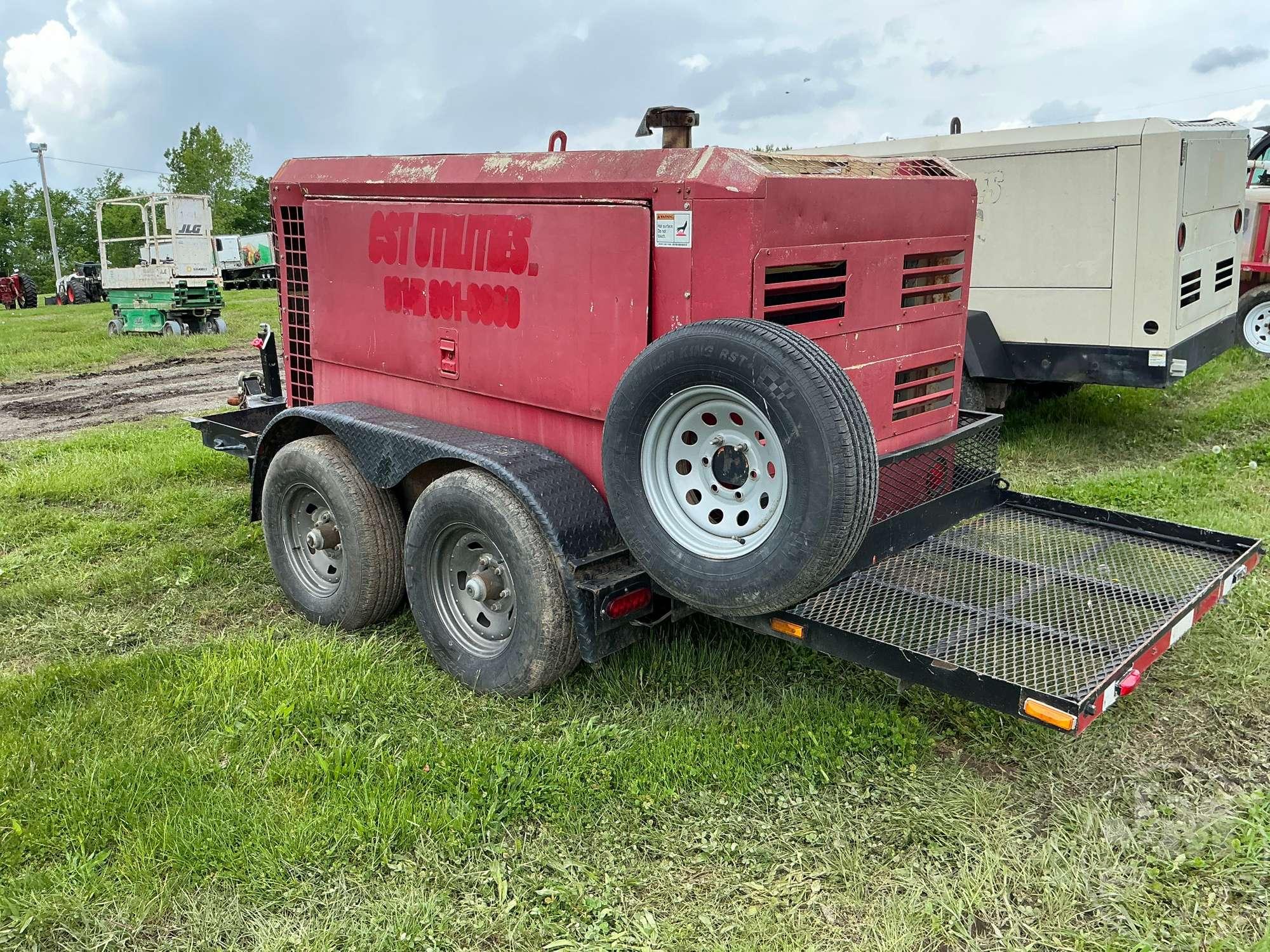 1999 I/R 375 PORTABLE AIR COMPRESSOR SN: 303037UFJ413