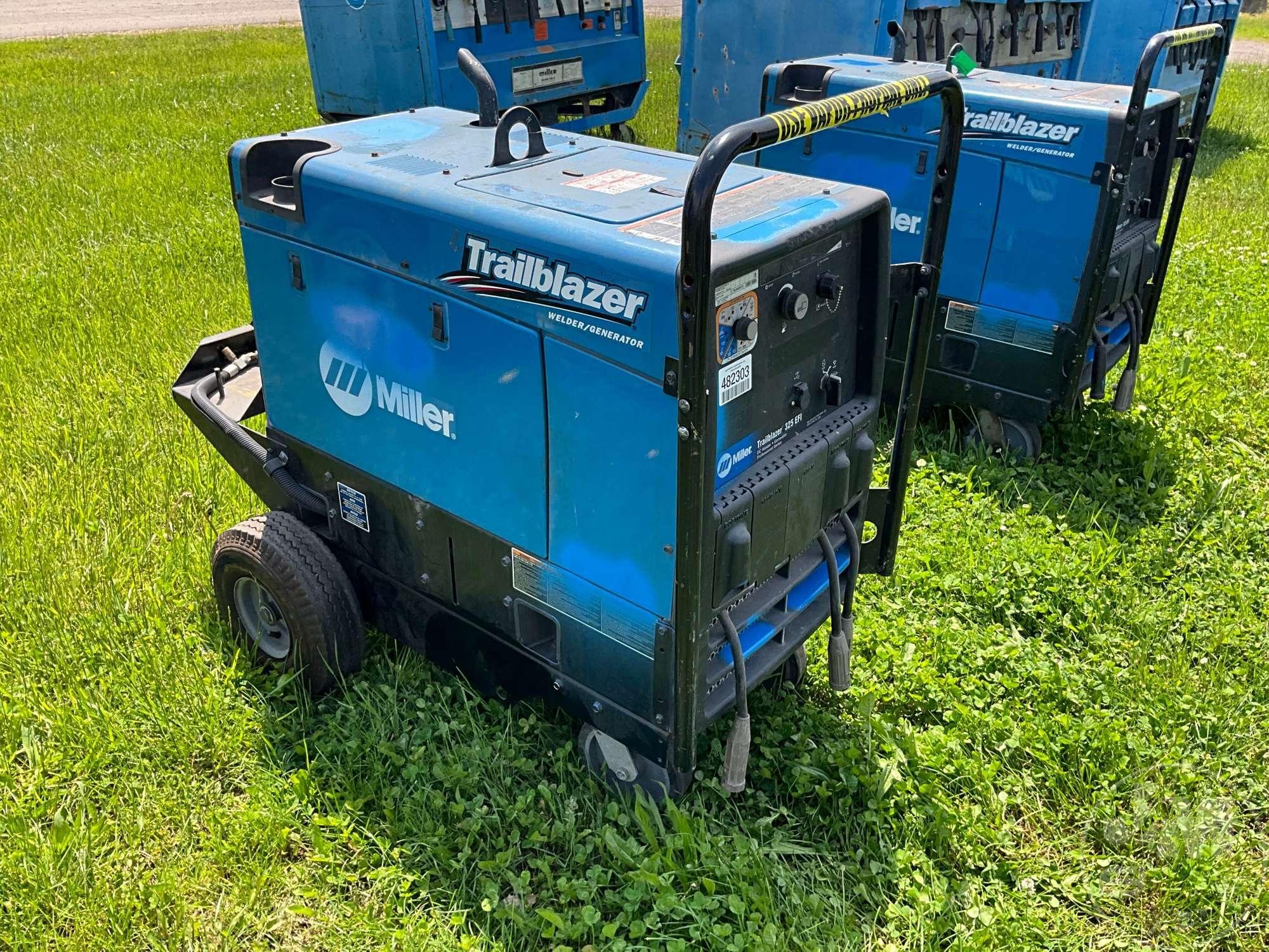 MILLER TRAILBLAZER 325 EFI WELDER/GENERATOR 325 AMP PORTABLE WELDER SN: MJ040907R