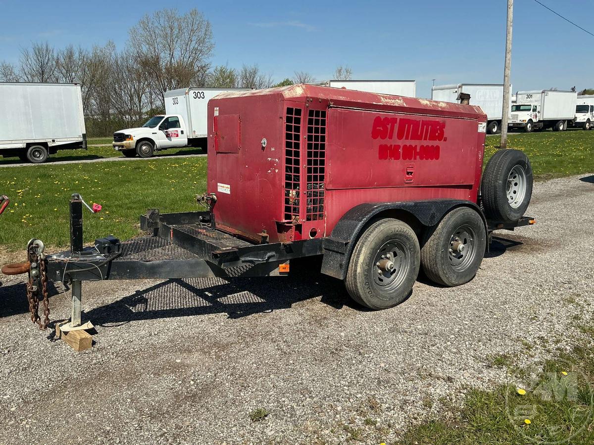 1999 I/R 375 PORTABLE AIR COMPRESSOR SN: 303037UFJ413