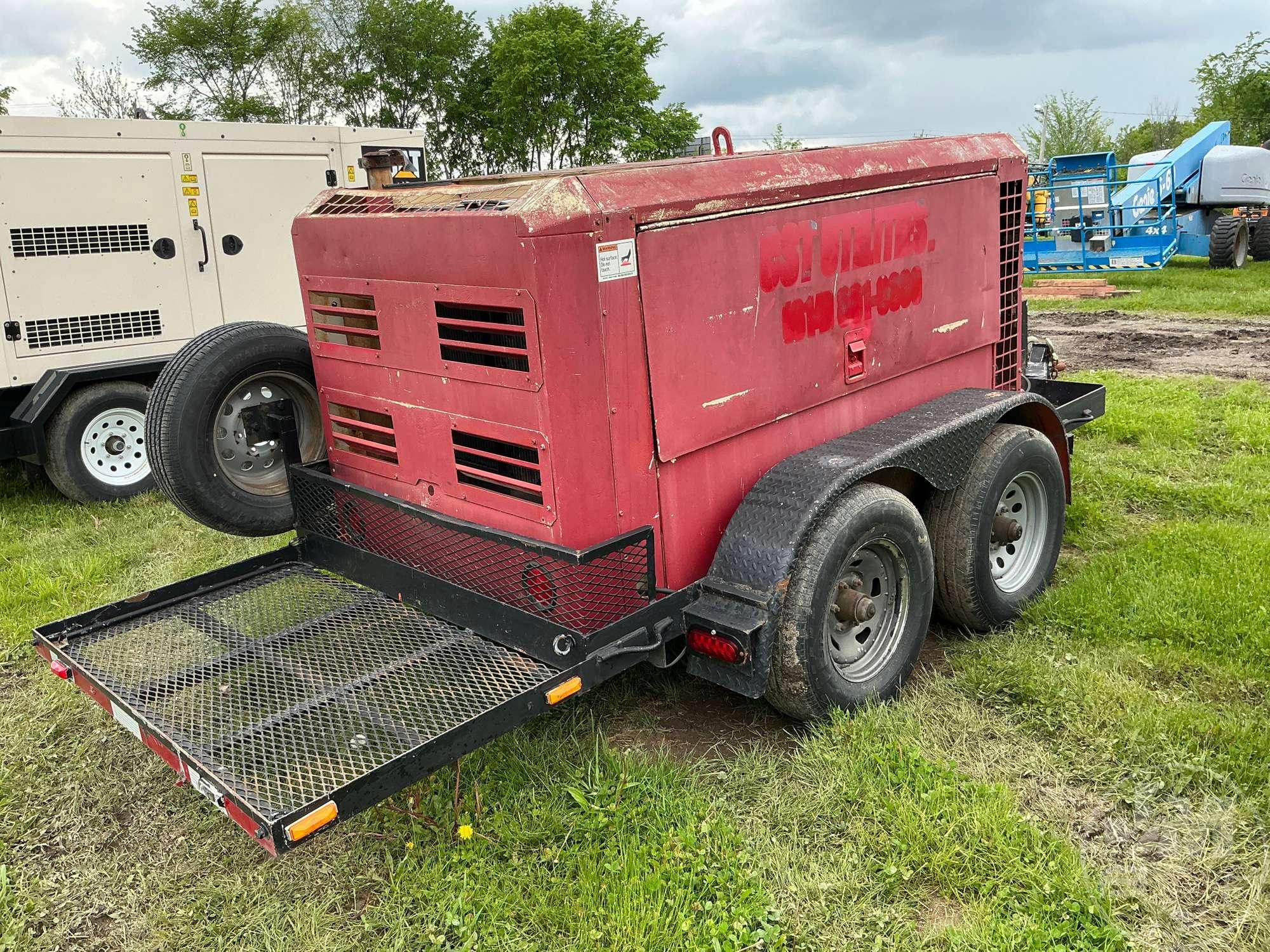 1999 I/R 375 PORTABLE AIR COMPRESSOR SN: 303037UFJ413