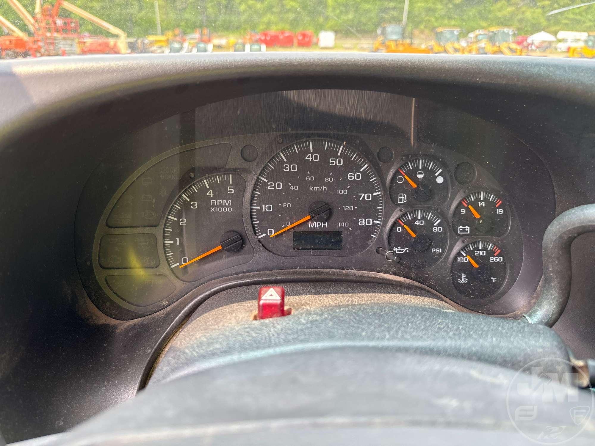 2003 GMC C4500 SINGLE AXLE DUMP TRUCK VIN: 1GDC4E1143F503596