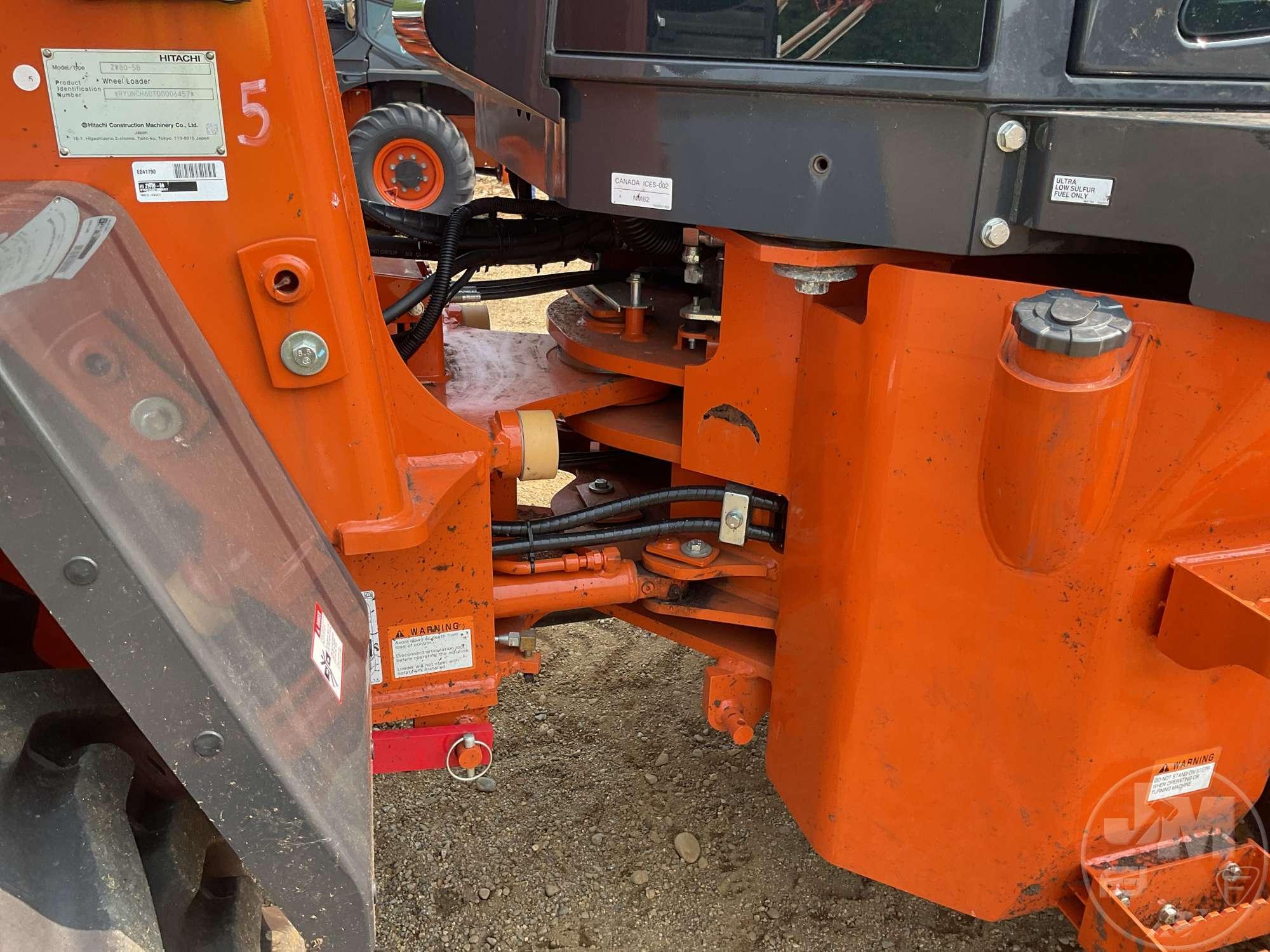2024 HITACHI ZW80-5B WHEEL LOADER SN: RYUNCH60T00006457