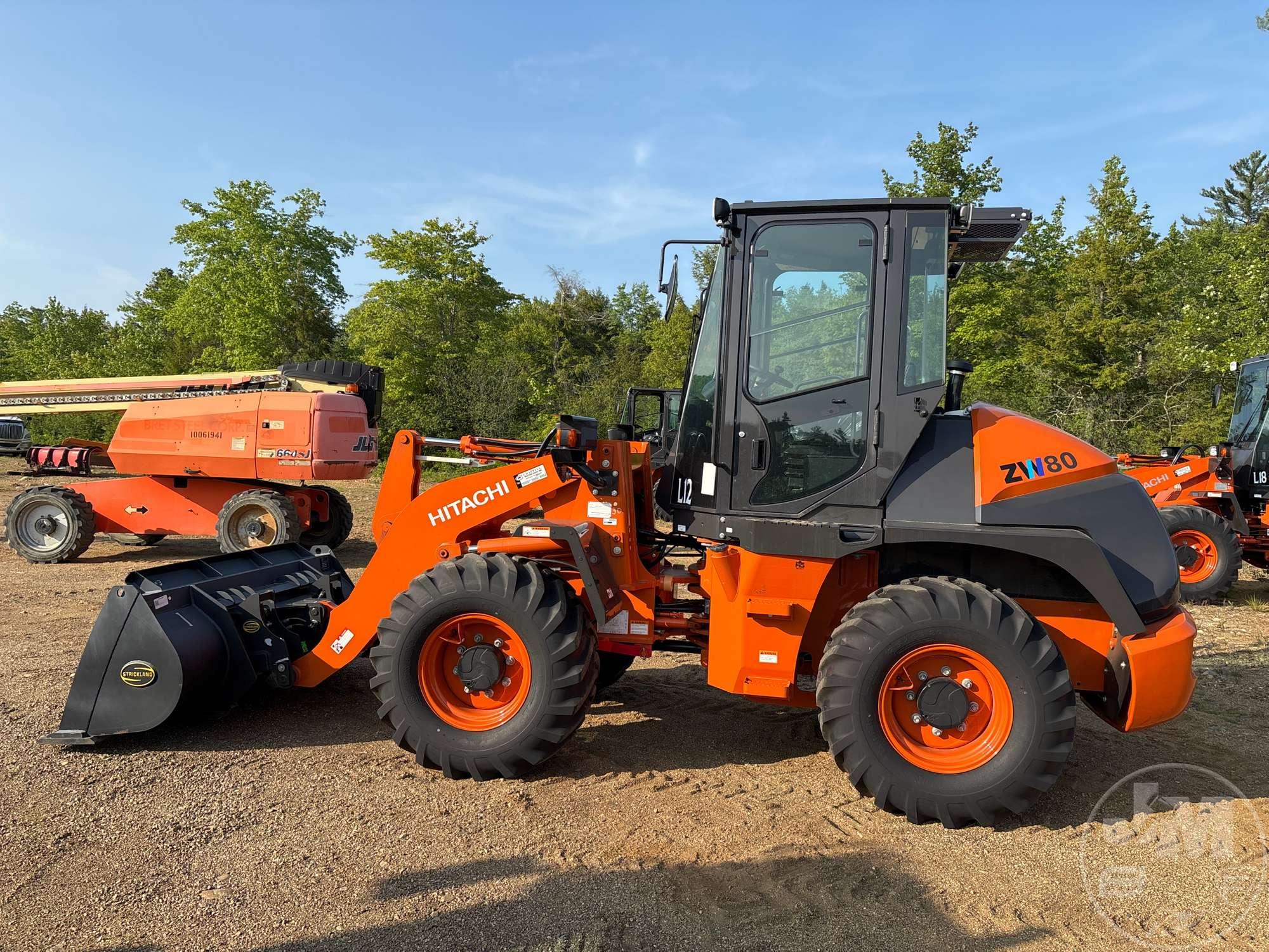 2024 HITACHI ZW80-5B WHEEL LOADER SN: RYUNCH60E00006519