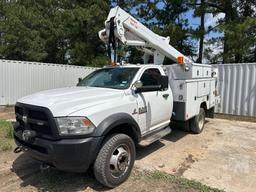 2017 RAM 5500 4X4  BUCKET TRUCK ETI ETC37IH VIN: 3C7WRNALXHG727775