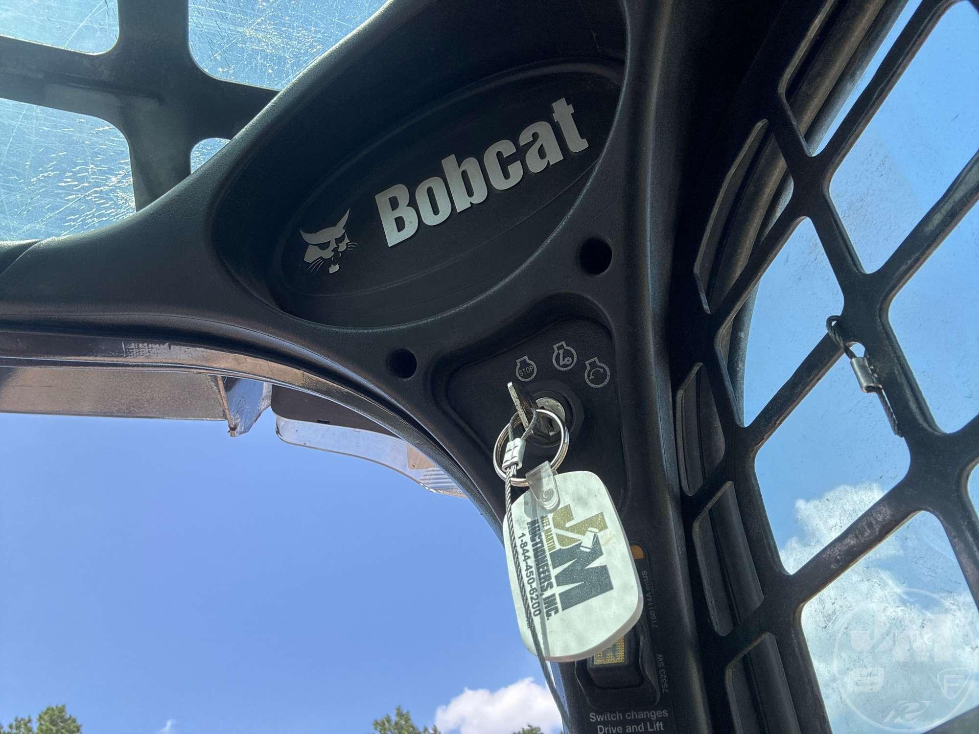 2018 BOBCAT S650 SKID STEER LOADER SN: ALJ823128