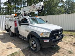 2017 RAM 5500 4X4  BUCKET TRUCK ETI ETC37IH VIN: 3C7WRNALXHG727775