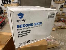 10 BOXES OF UNUSED SECOND SKIN GLOVES
