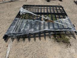 UNUSED SKLP 14 FT BI-PARTING WROUGHT IRON GATE