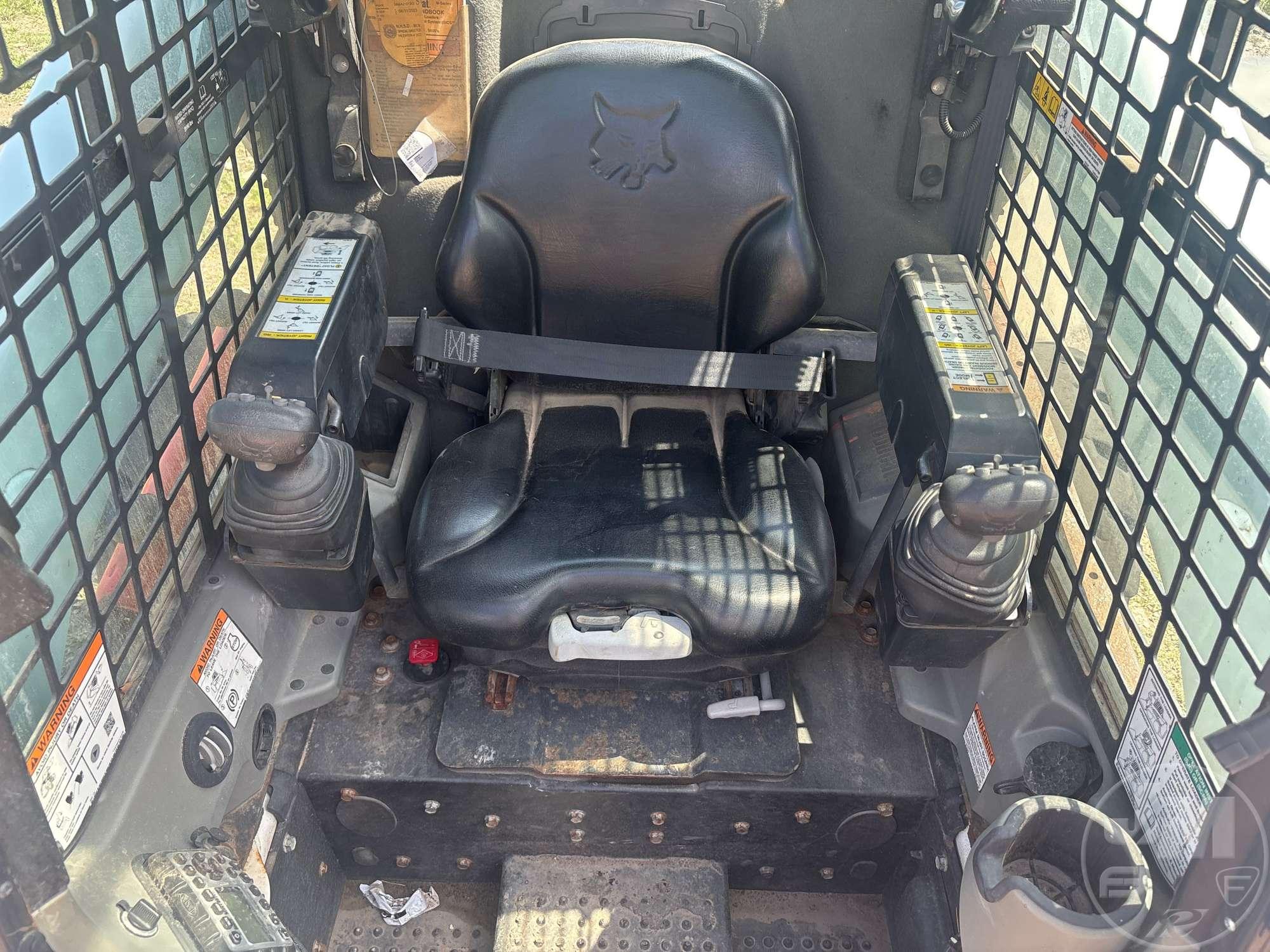 2018 BOBCAT S650 SKID STEER LOADER SN: ALJ823128