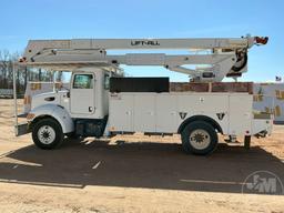 2007 PETERBILT BUCKET TRUCK LIFT-ALL L0M10-55-2MS VIN: 2NPLHZ7X97M687708