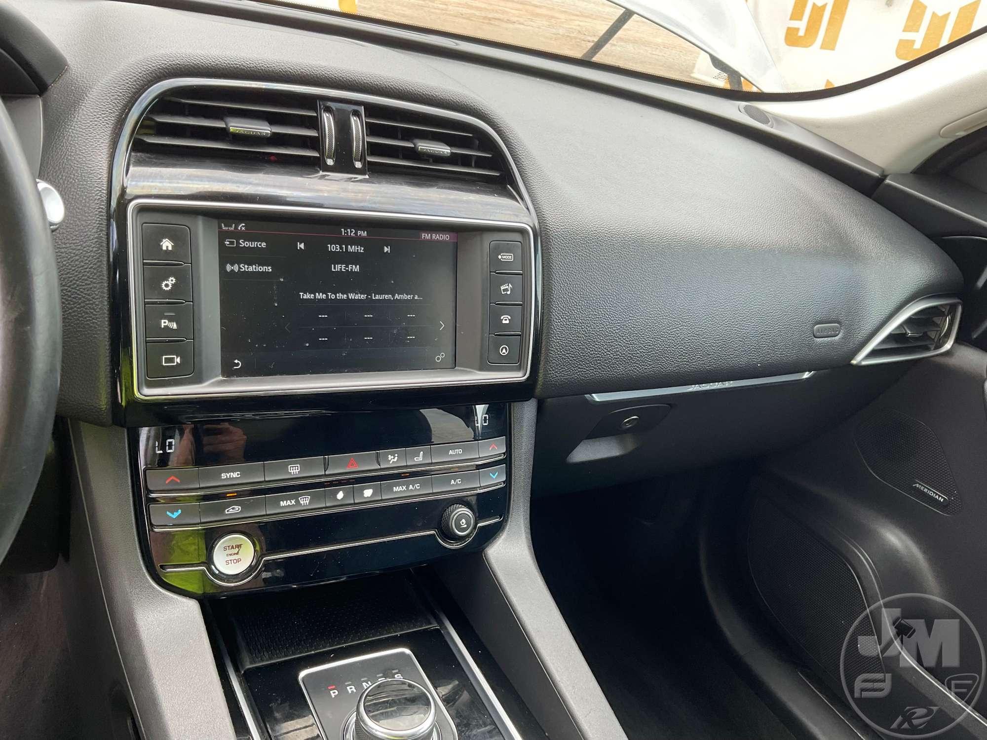 2017 JAGUAR F-PACE VIN: SADCK2BN6HA089322 AWD