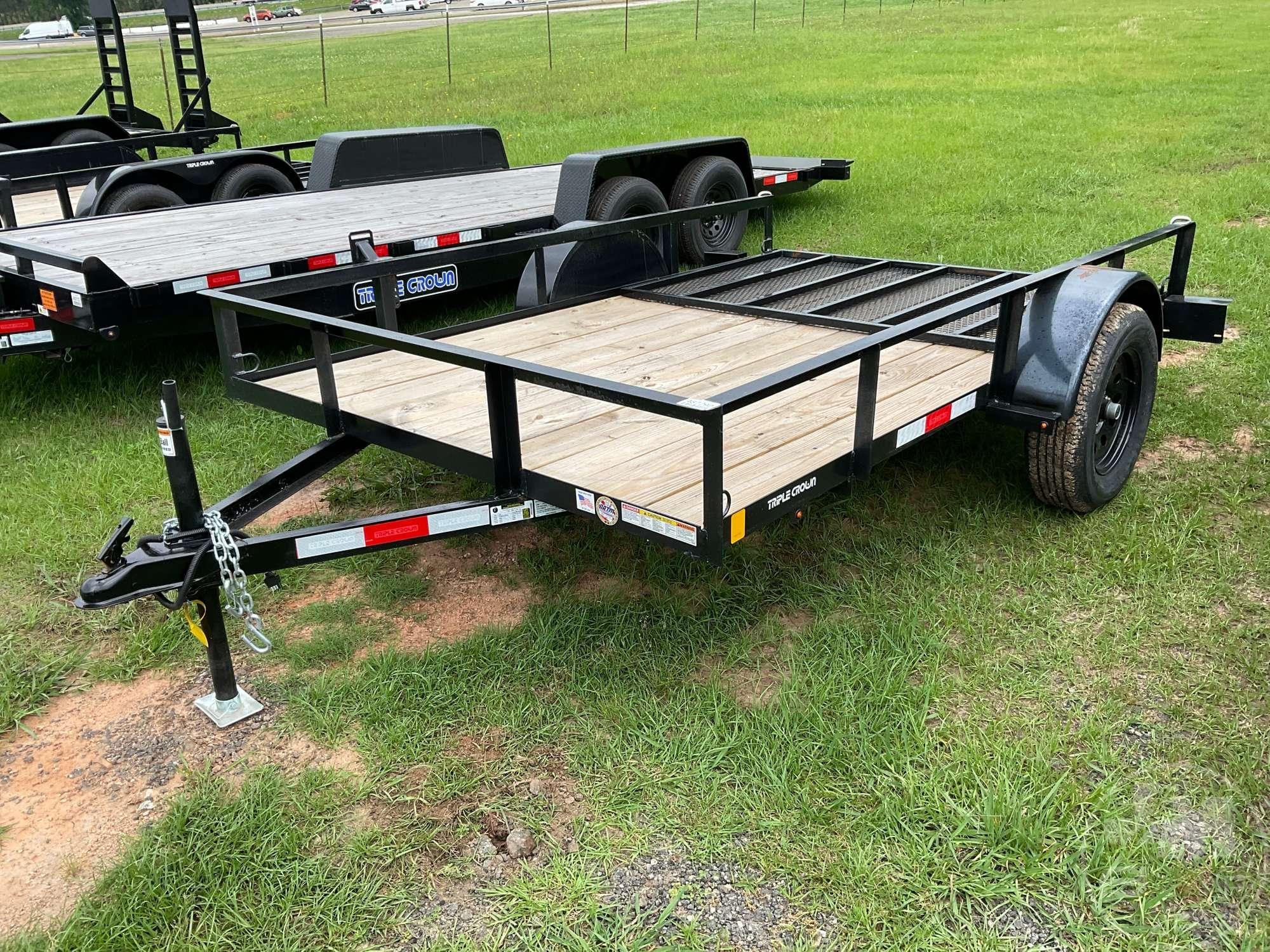 2025 TRIPLE CROWN TRAILERS, INC U6X10G UTILITY TRAILER VIN: 1XNBU1010S2041657