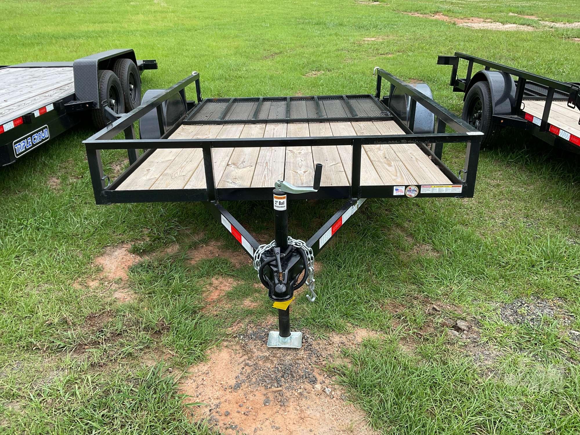 2025 TRIPLE CROWN TRAILERS, INC U6X10G UTILITY TRAILER VIN: 1XNBU1010S2041657