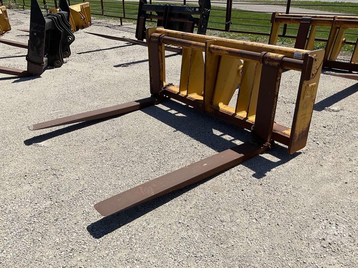 2015 CAT 399-4966 ... SN: 7PW03782 953 TRACK TYPE LOADER FORK PIN ON 72"