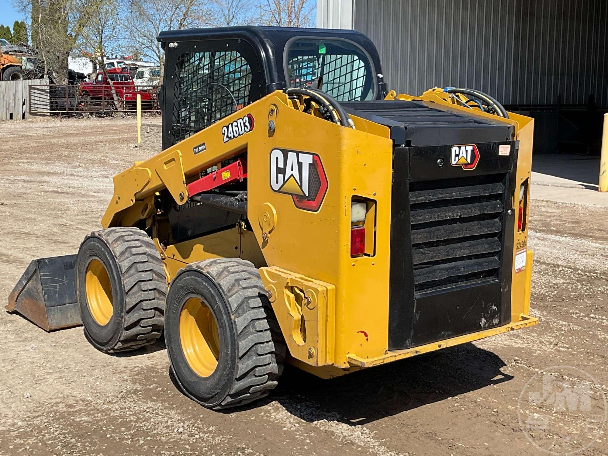 2020 CATERPILLAR 246D SKID STEER LOADER SN: KC601084