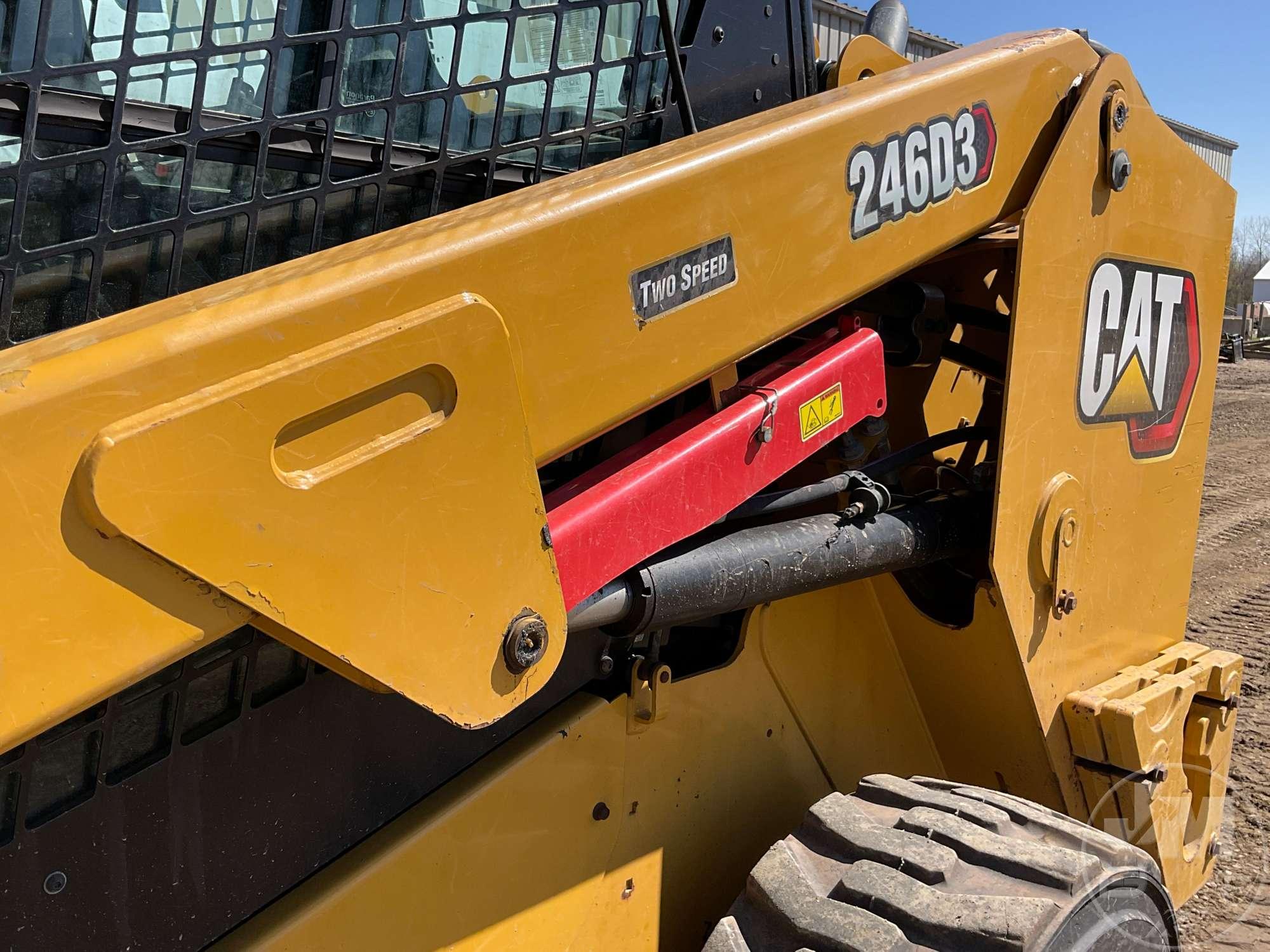 2020 CATERPILLAR 246D SKID STEER LOADER SN: KC601084