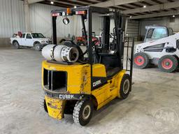 CLARK CGP20 CUSHION TIRE FORKLIFT SN: P365L-0722-9527FB