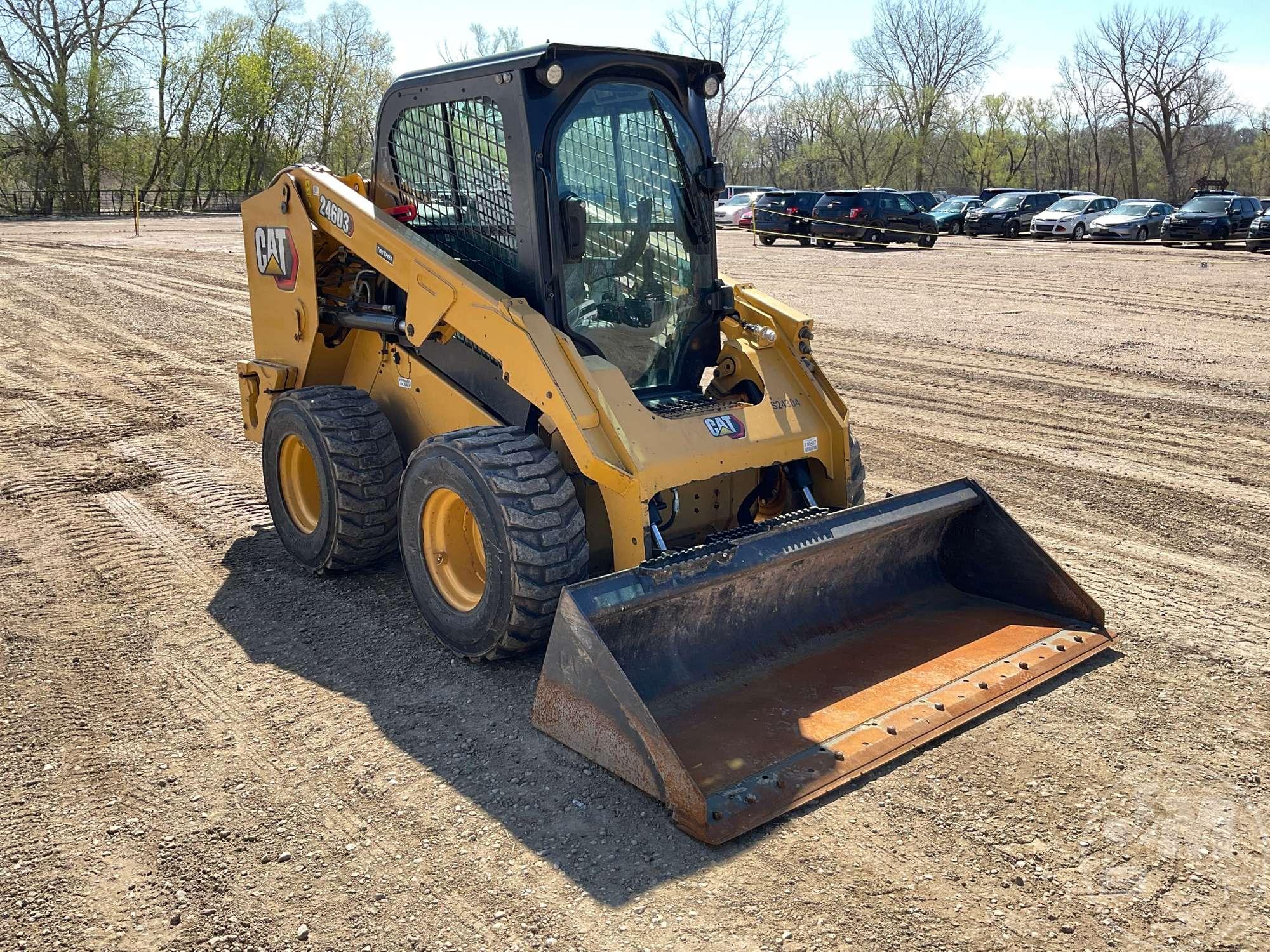 2020 CATERPILLAR 246D SKID STEER LOADER SN: KC601084