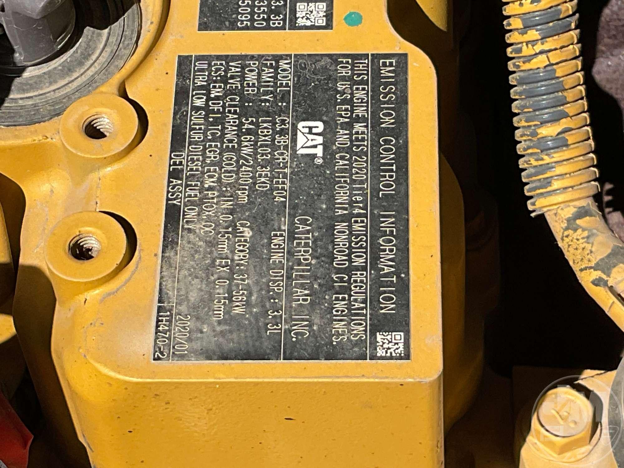 2020 CATERPILLAR 246D SKID STEER LOADER SN: KC601084
